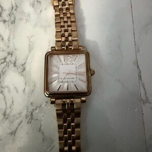Marc Jacobs Rose Gold Square Watch